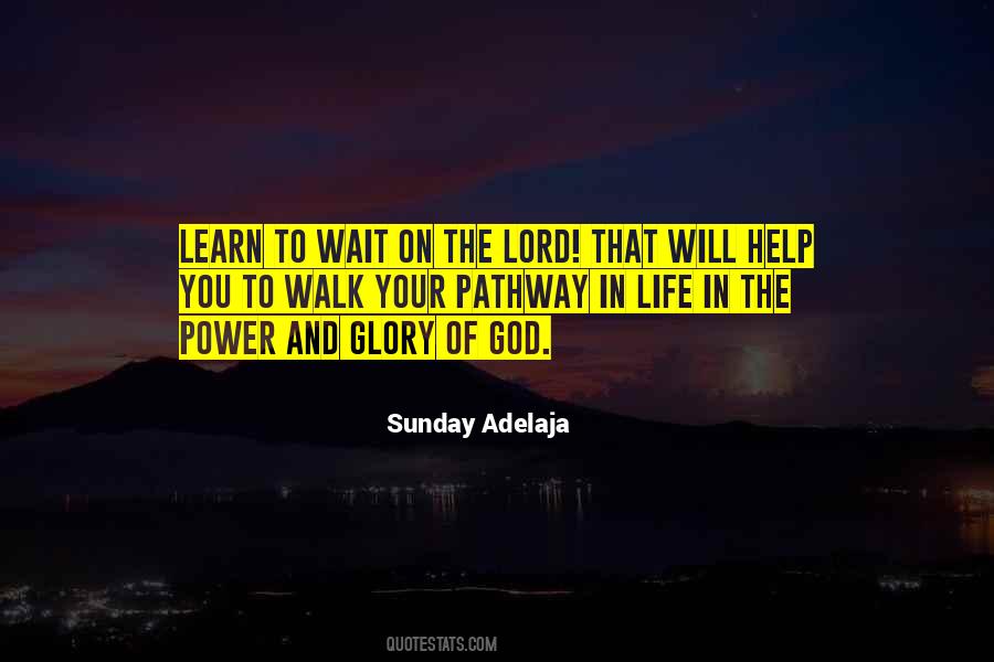 Wait On The Lord Quotes #863478