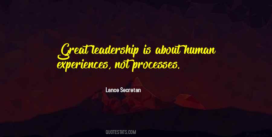Quotes About Great Leadership #260350