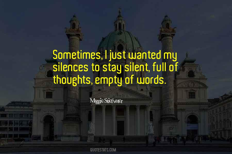 Empty Full Quotes #1452705