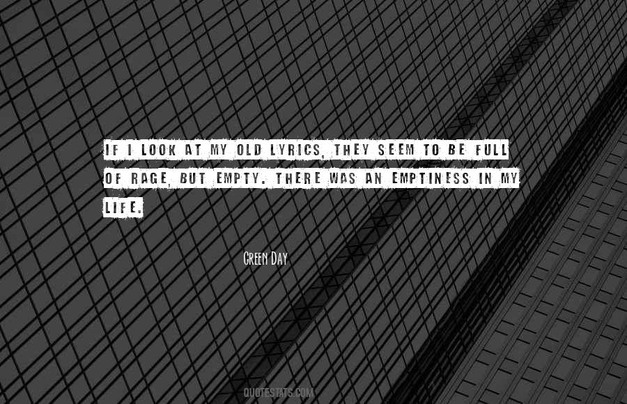 Empty Full Quotes #19800