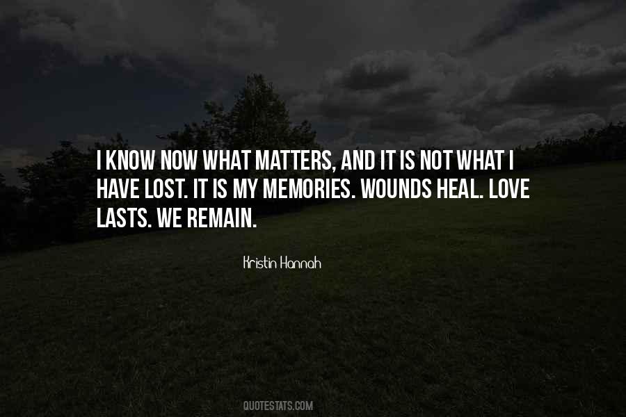 Love What Matters Quotes #1350729
