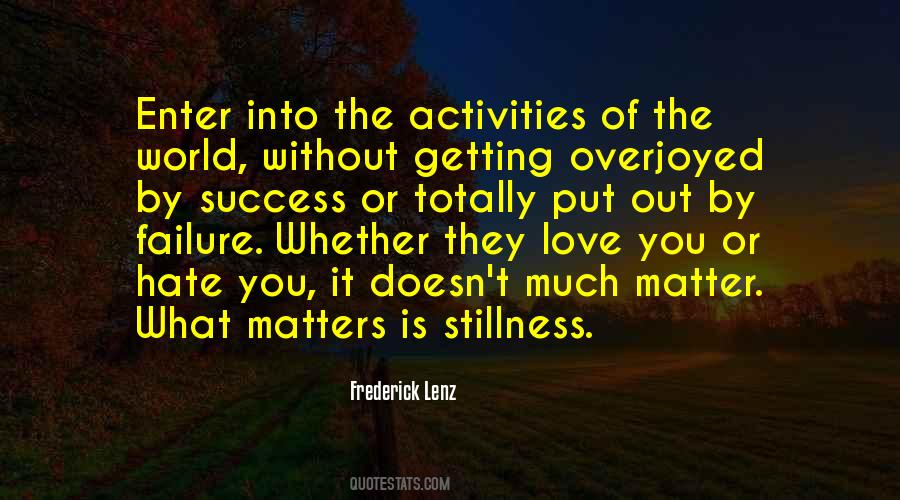 Love What Matters Quotes #1642114