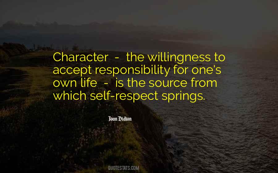 Responsibility For Self Quotes #1699987