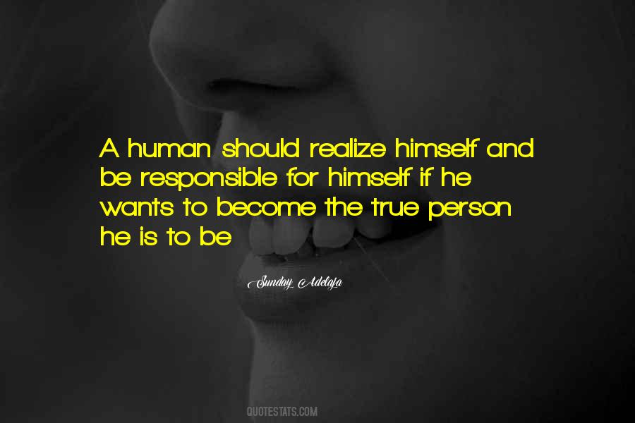 Responsibility For Self Quotes #1773101
