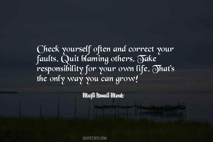 Responsibility For Self Quotes #826560