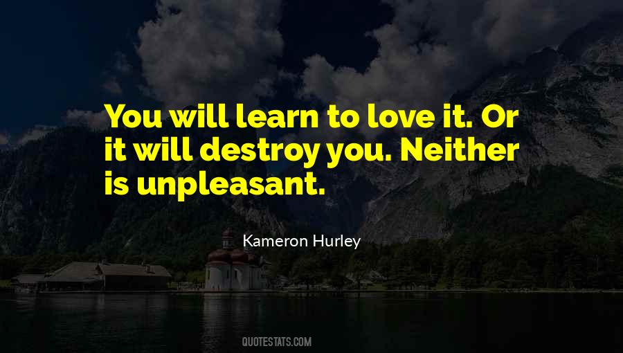 Quotes About Love Destroy You #142247
