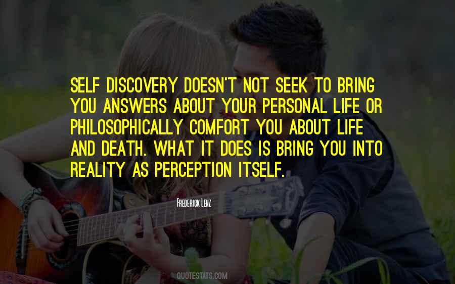Perception About Life Quotes #1100383
