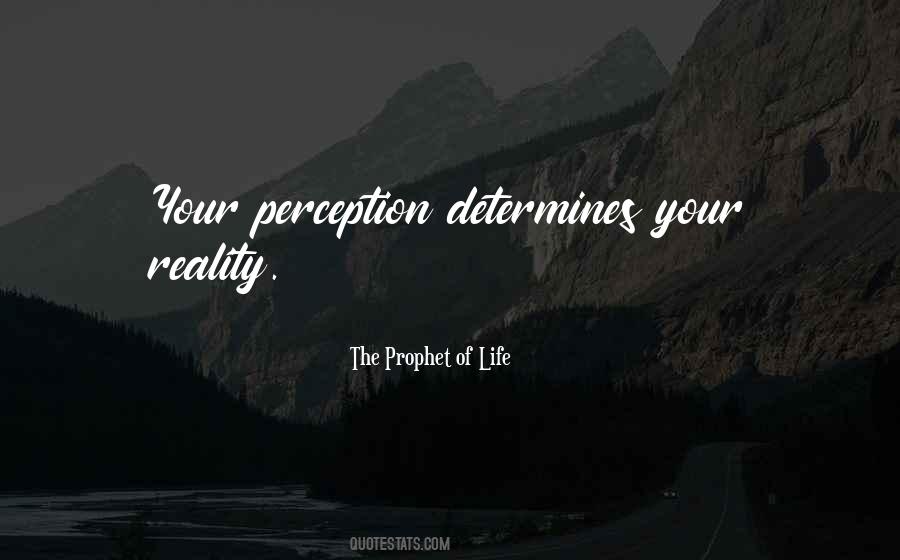 Perception About Life Quotes #1737570