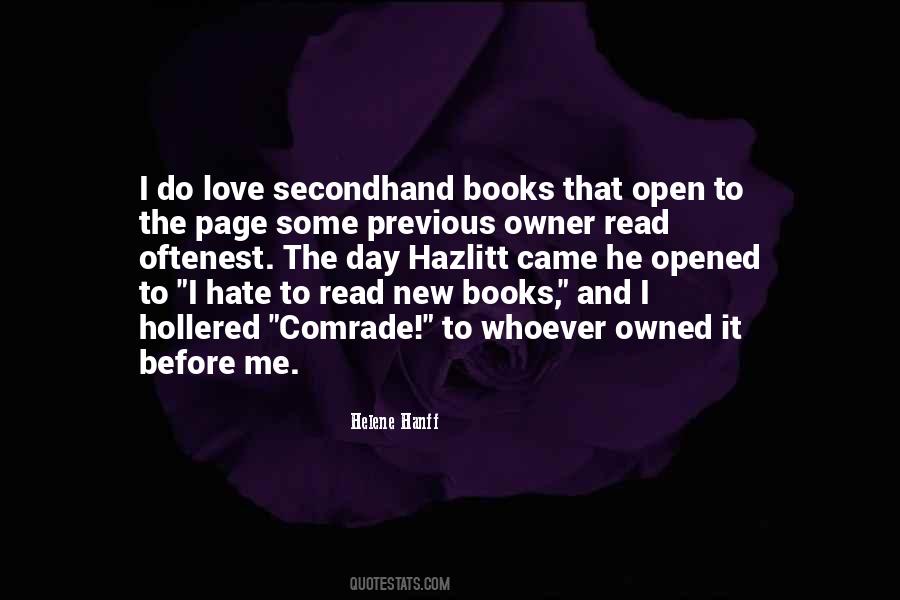 Hate Books Quotes #525345