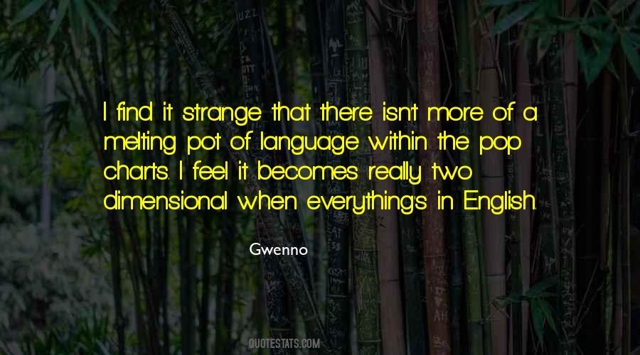 I Feel Strange Quotes #951993