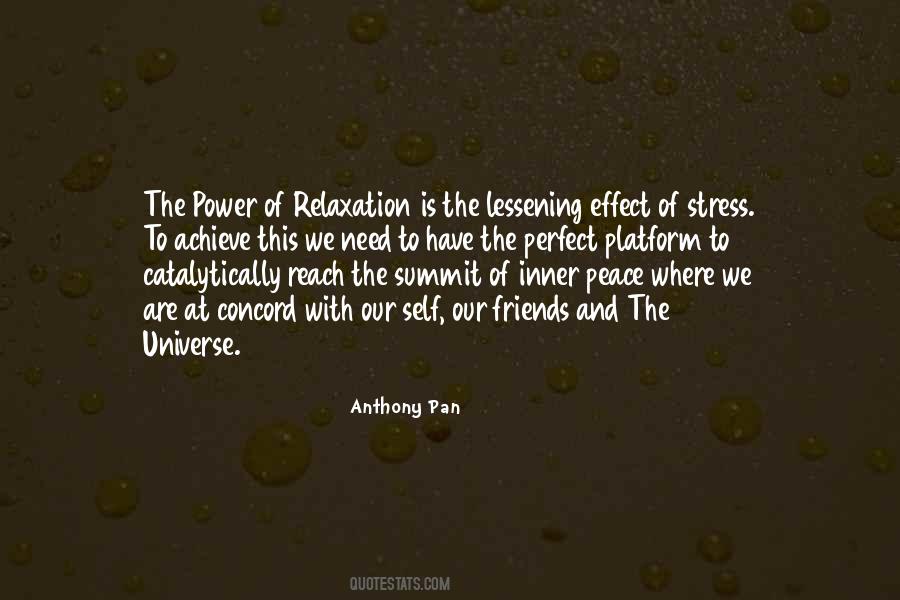 Peace Relaxation Quotes #1298685