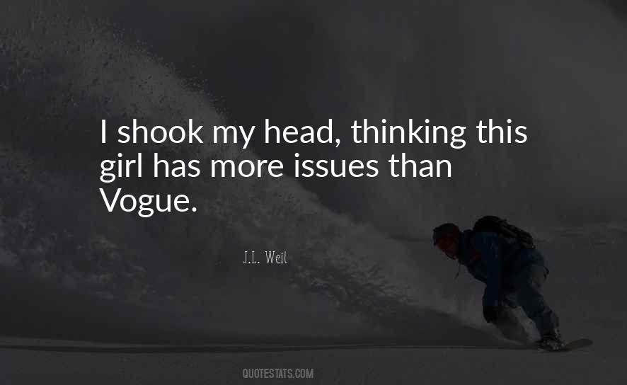 Girl Issues Quotes #1345223
