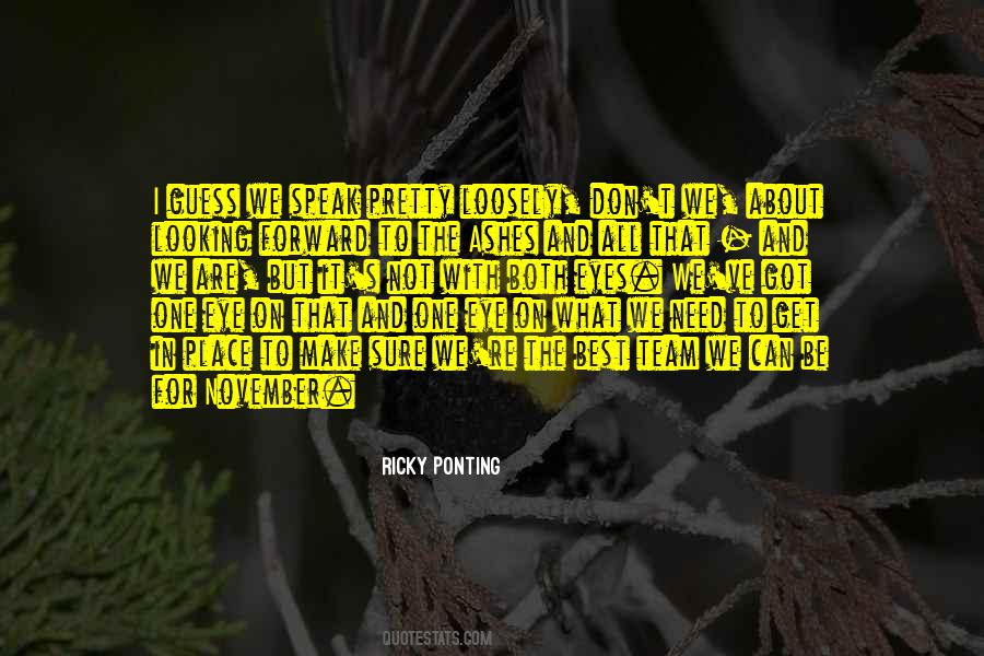 Eyes Forward Quotes #1349969
