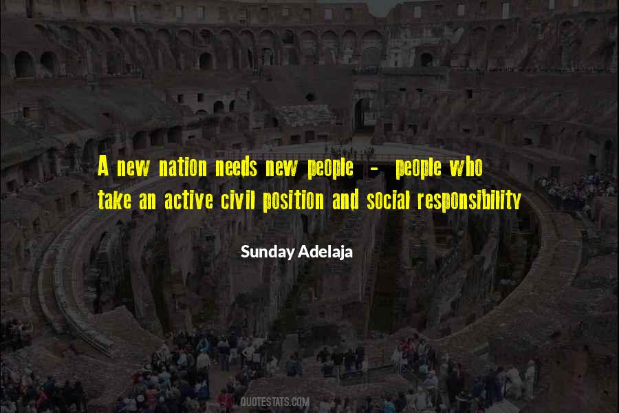 New Responsibility Quotes #1163352