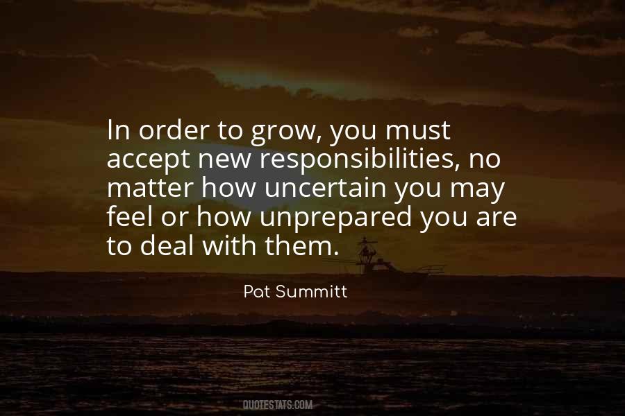 New Responsibility Quotes #1354255