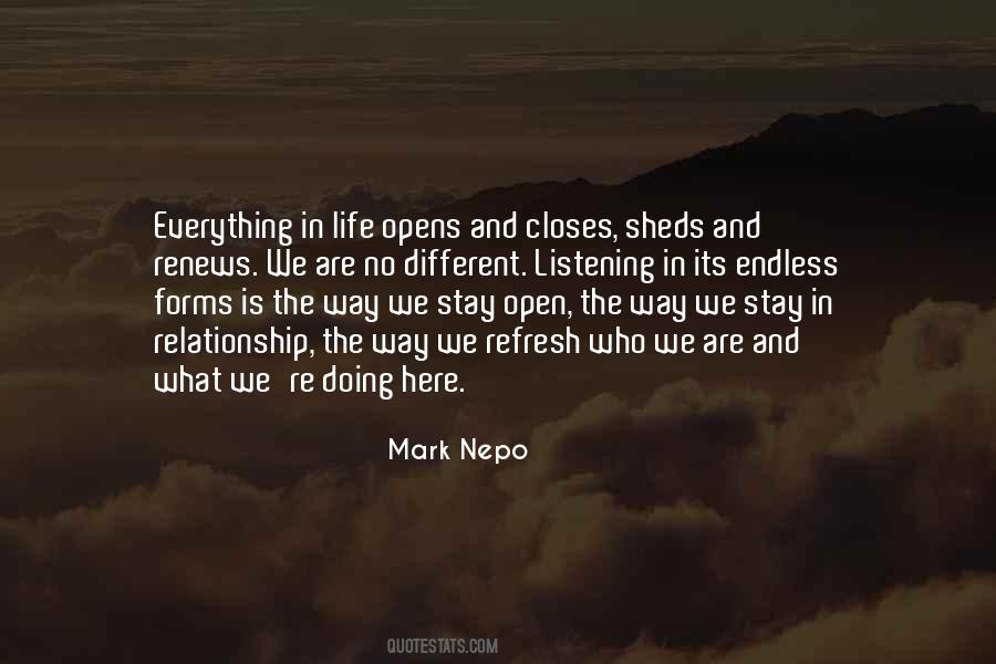 Stay Open Quotes #196624