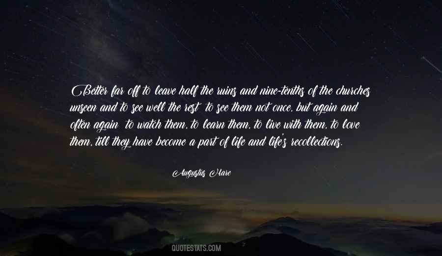 A Part Of Life Quotes #1595809