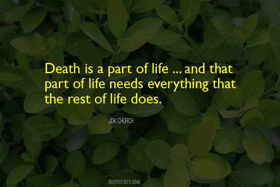 A Part Of Life Quotes #69316