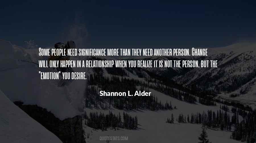 Change In Relationship Quotes #1352484