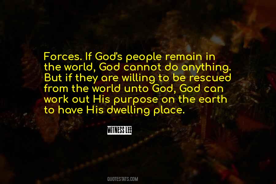 Purpose In The World Quotes #291049