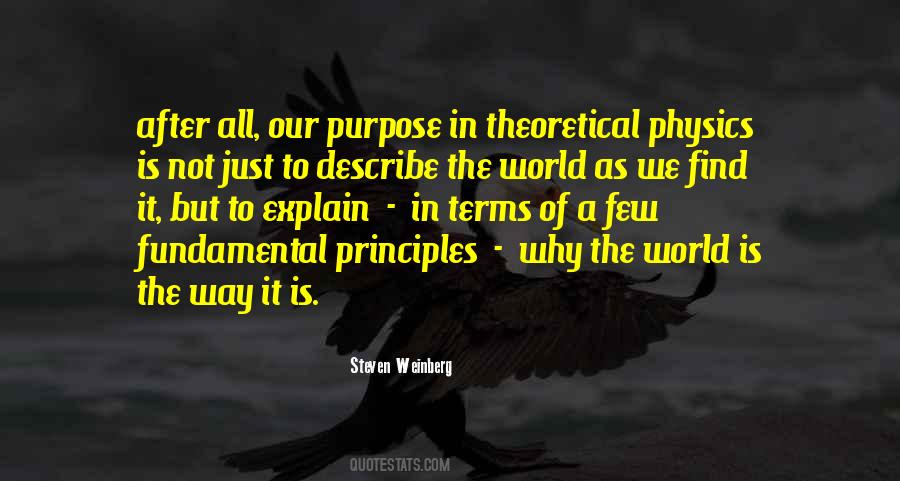 Purpose In The World Quotes #316903