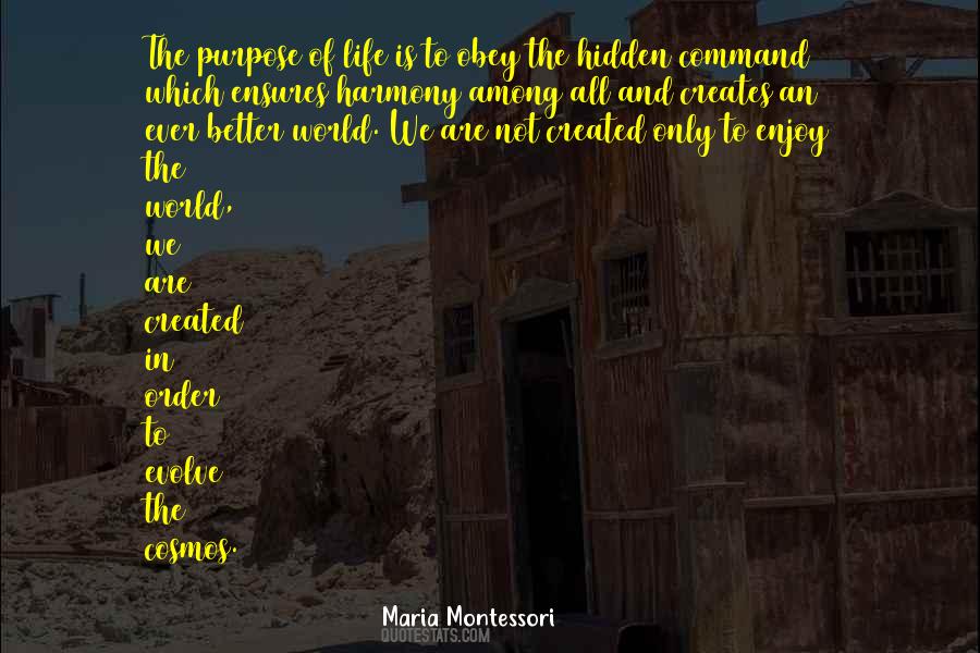 Purpose In The World Quotes #443853