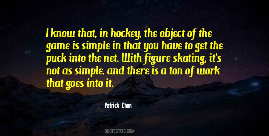 Quotes About The Game Of Hockey #1240263