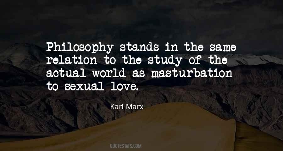 Karl Marx Philosophy Quotes #1098358