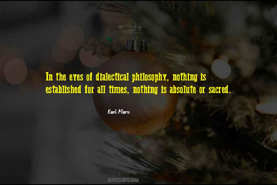 Karl Marx Philosophy Quotes #299343