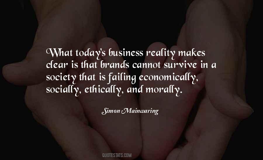 Society Reality Quotes #604488