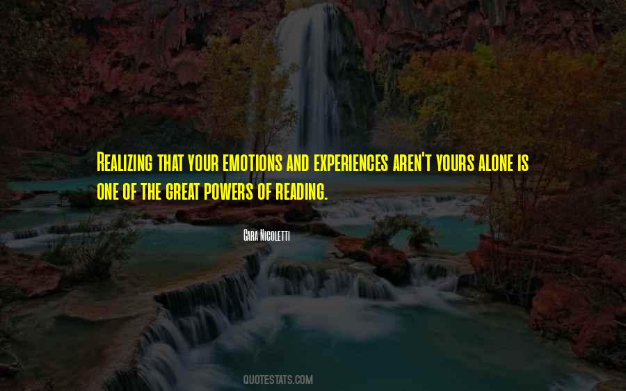 Quotes About Great Experiences #1238413