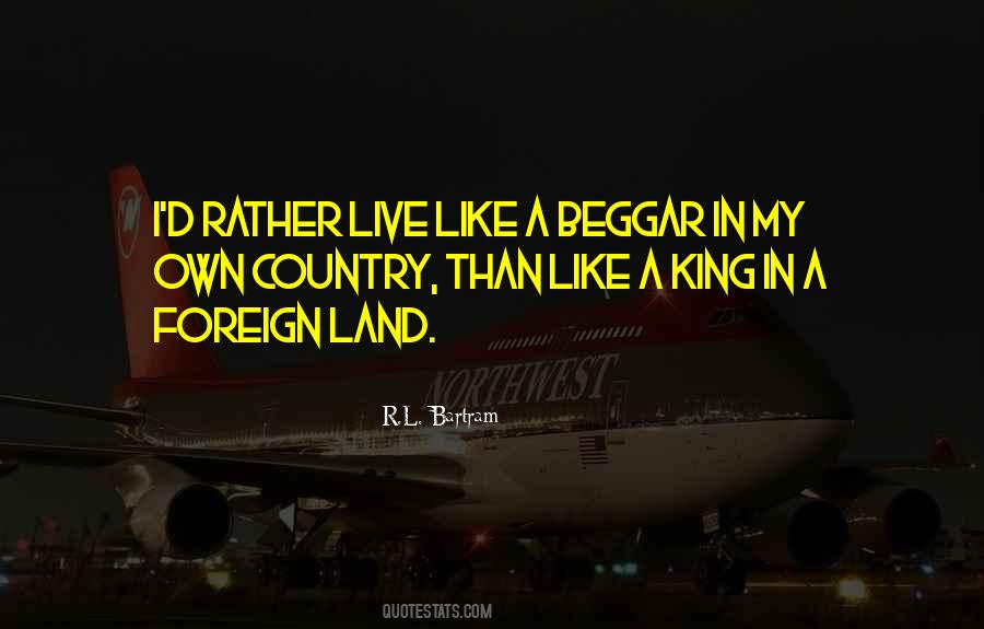 Quotes About A Foreign Land #1154384