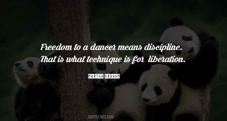 Discipline Freedom Quotes #1310698