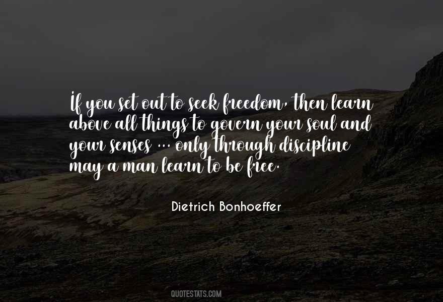 Discipline Freedom Quotes #1364282
