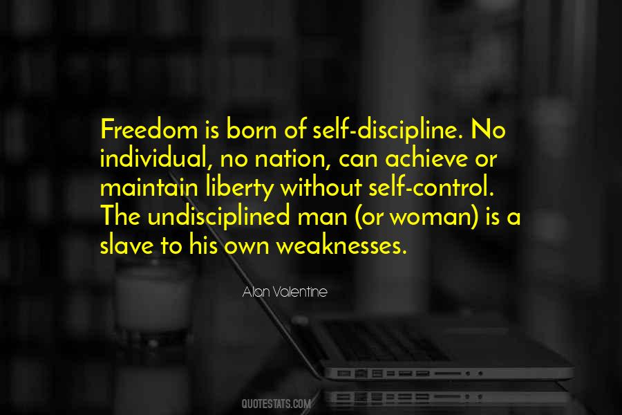 Discipline Freedom Quotes #1554781