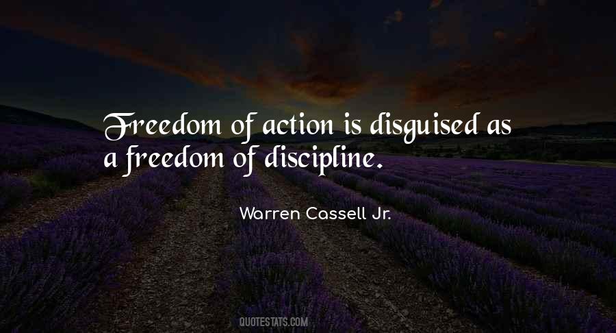 Discipline Freedom Quotes #978604