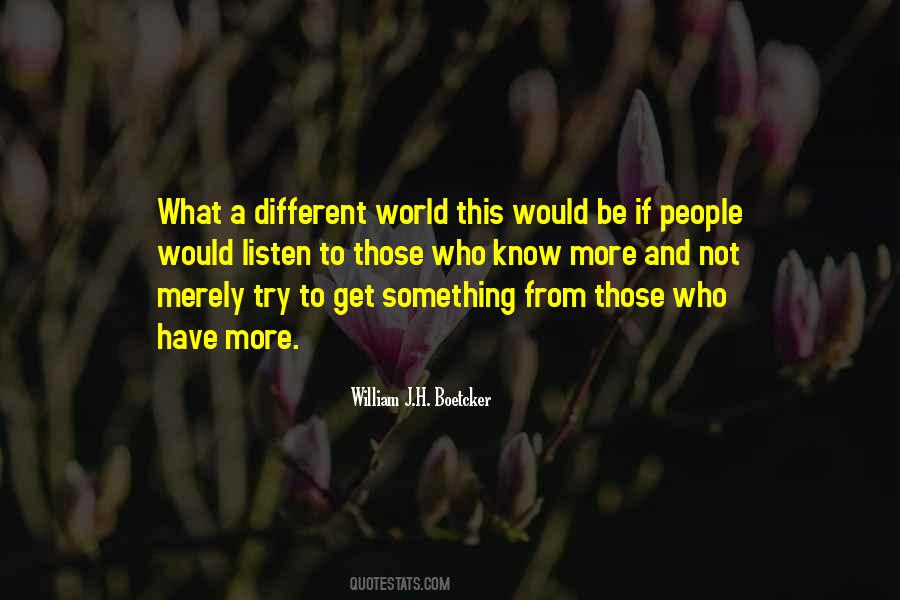 Try To Be Different Quotes #1572147