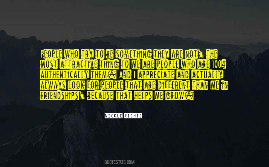 Try To Be Different Quotes #244793