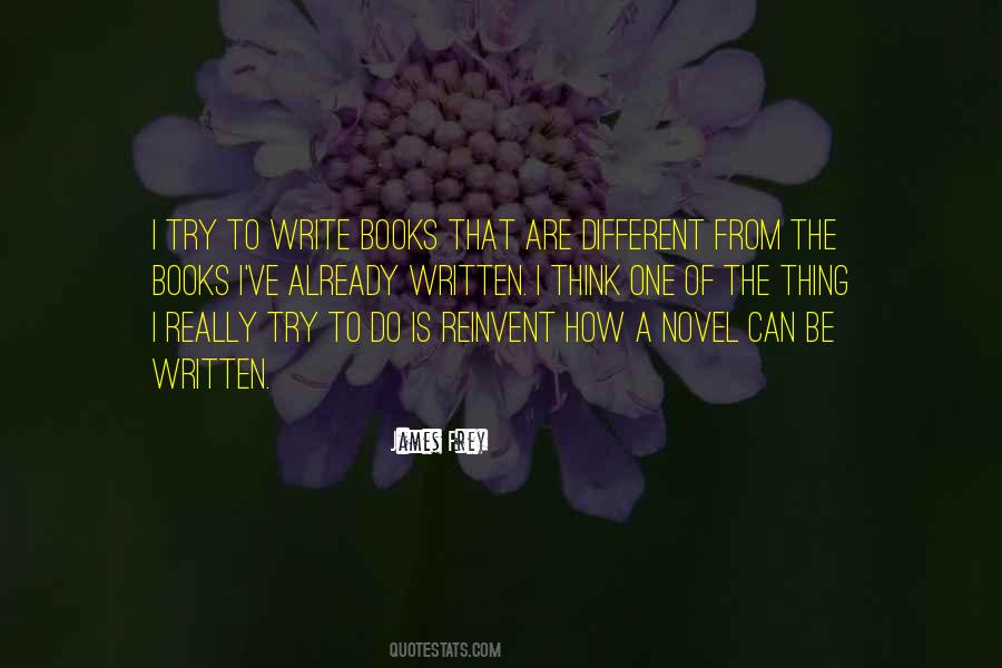 Try To Be Different Quotes #955231