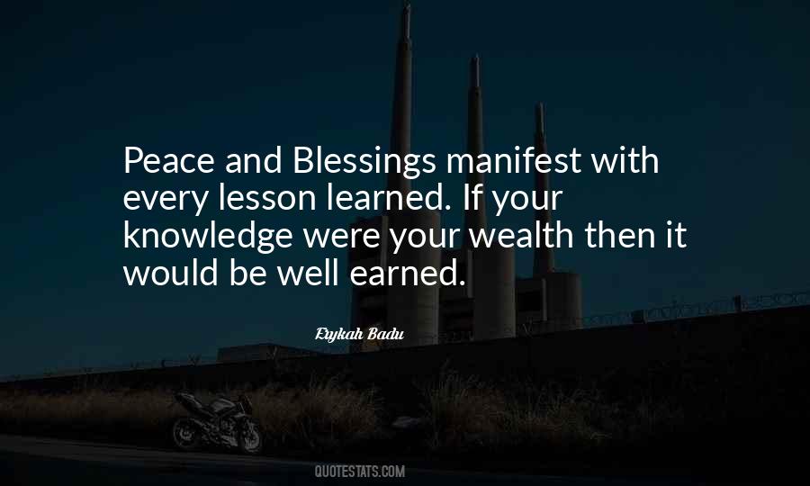 Blessing Or A Lesson Quotes #965245