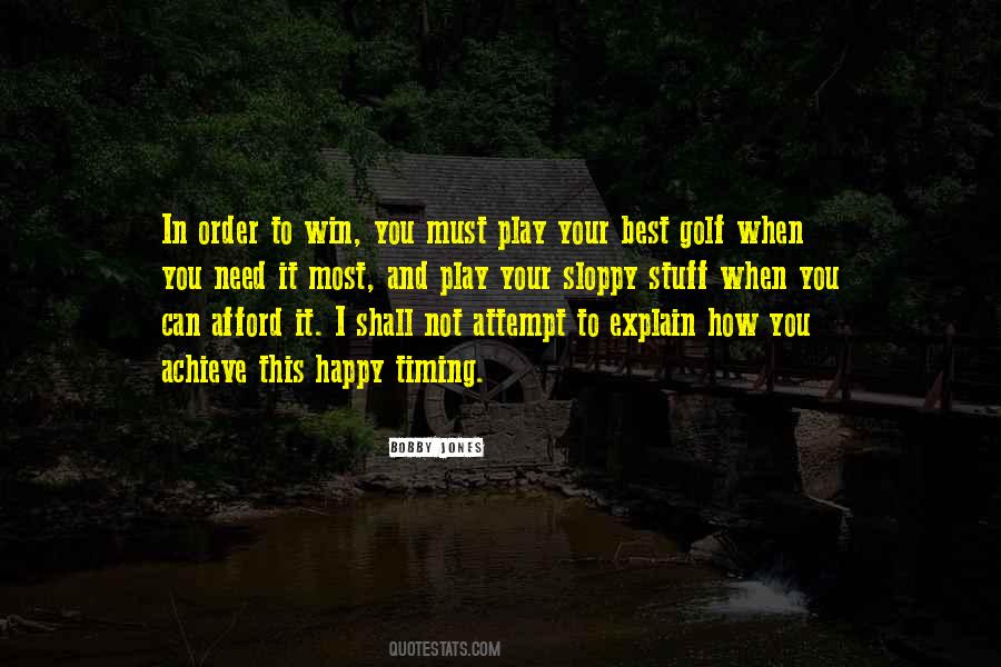 Play Your Best Quotes #498843