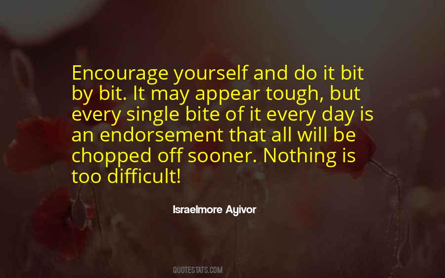 Nothing Is Tough Quotes #521192