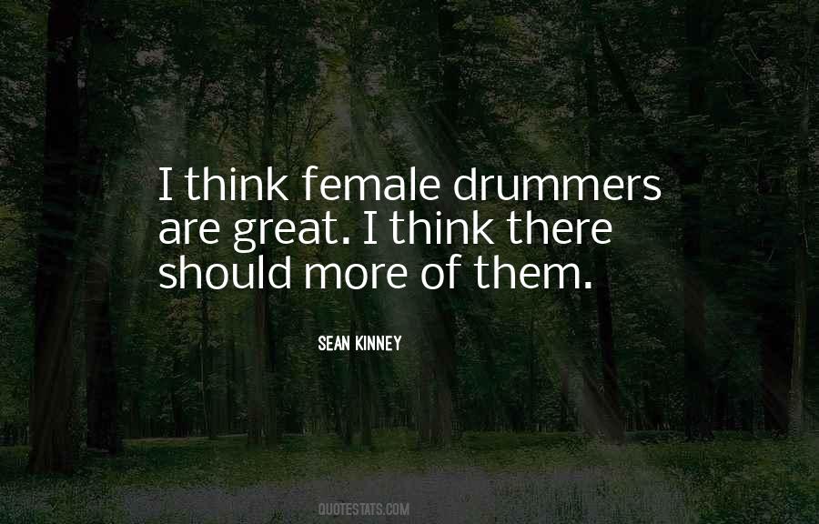 Quotes About Great Drummers #1613410