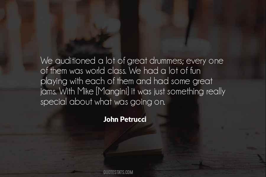 Quotes About Great Drummers #1797174