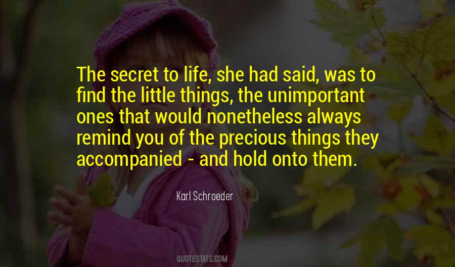 Most Precious Things In Life Quotes #109162