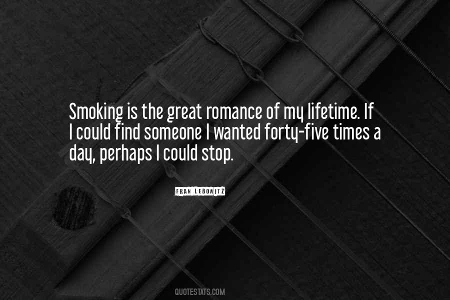 Smoking Stop Quotes #1334827