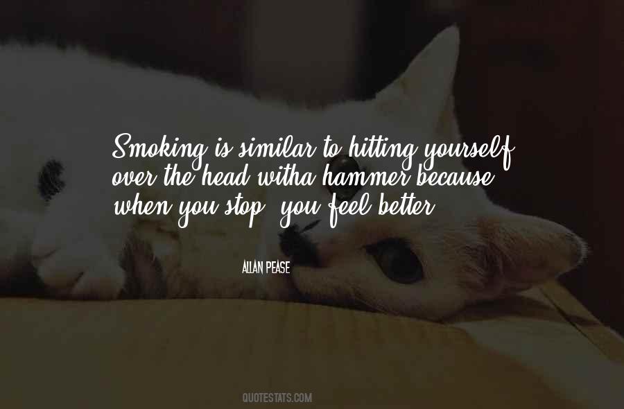 Smoking Stop Quotes #314279