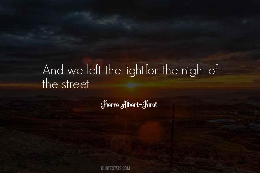 Street Night Quotes #1325933