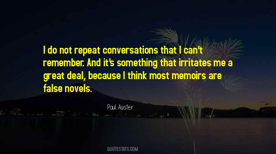Quotes About Great Conversations #1274574