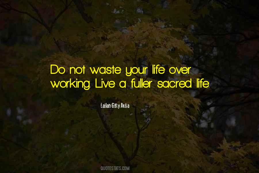 Do Not Waste Your Life Quotes #1104618